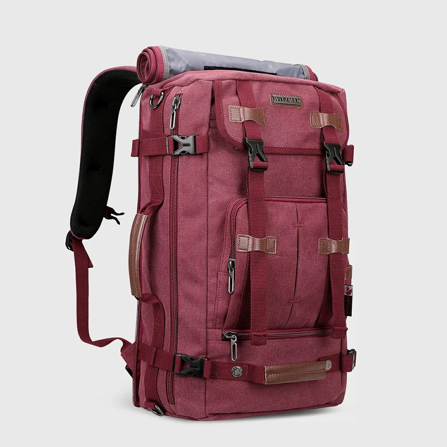 Canvas Reiserucksack Herren für Handgepäck groß Vintage A519-2