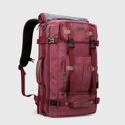 Canvas Reiserucksack Herren für Handgepäck groß Vintage A519-2