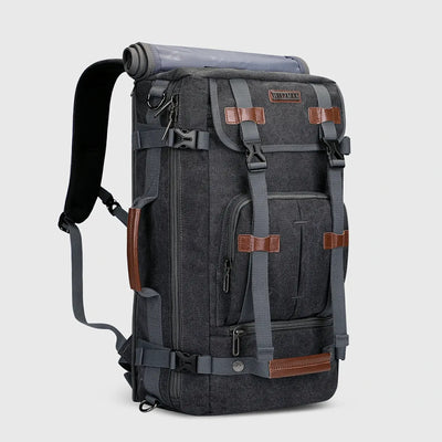 WITZMAN A519-2 canvas travel backpack product view 25
