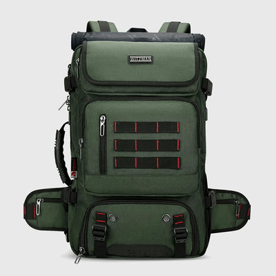 WITZMAN B682 army green 40L nylon carry on travel backpack for men