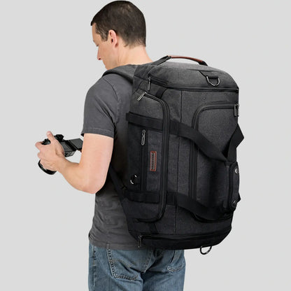 Classic 3-in-1 Canvas Duffel Bag for Travel A8006-3