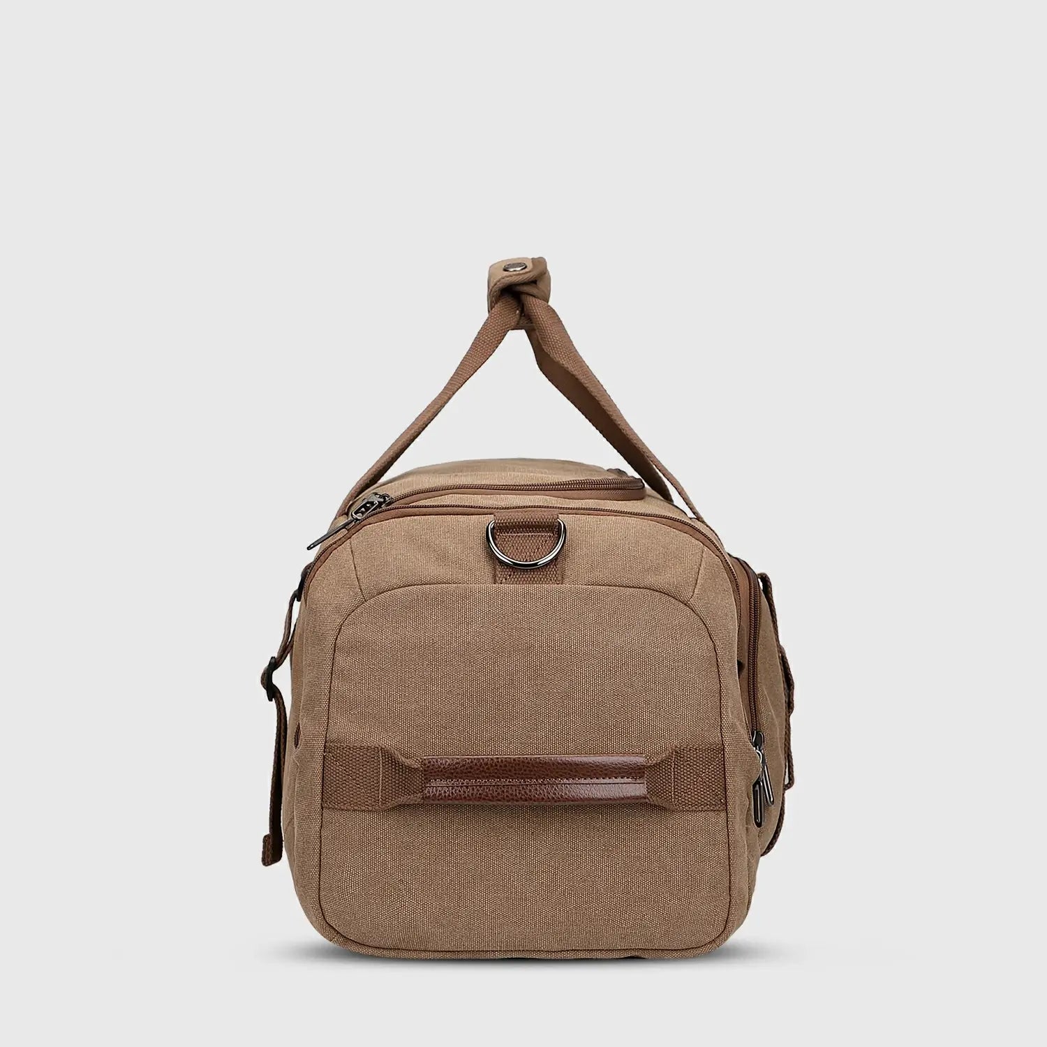 WITZMAN Classic 3-in-1 Canvas Travel Duffel Bag for Men 45L