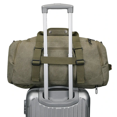 Classic 3-in-1 Canvas Duffel Bag for Travel A8006-3