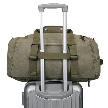 Classic 3-in-1 Canvas Duffel Bag for Travel A8006-3