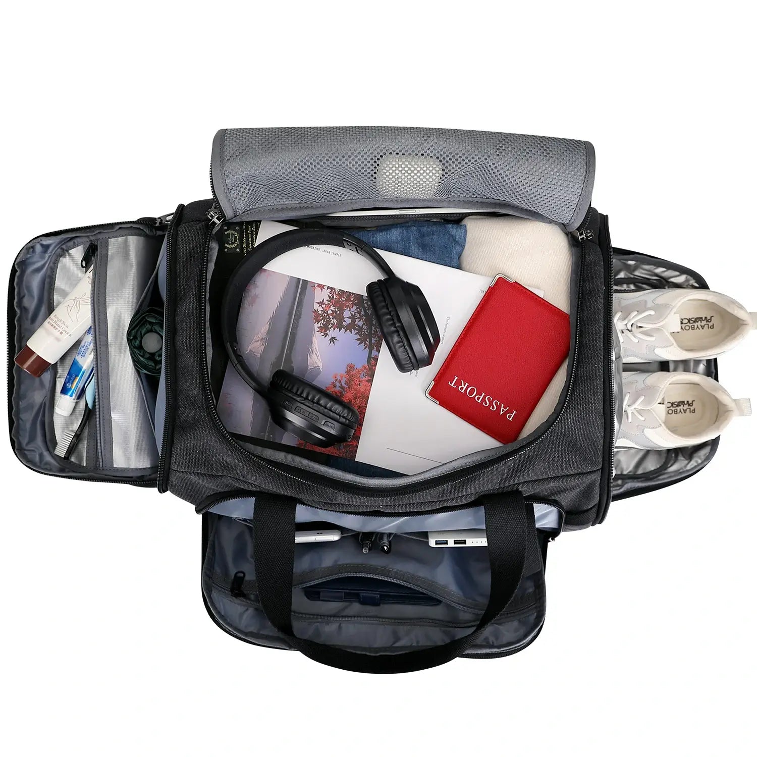 Classic 3-in-1 Canvas Duffel Bag for Travel A8006-3