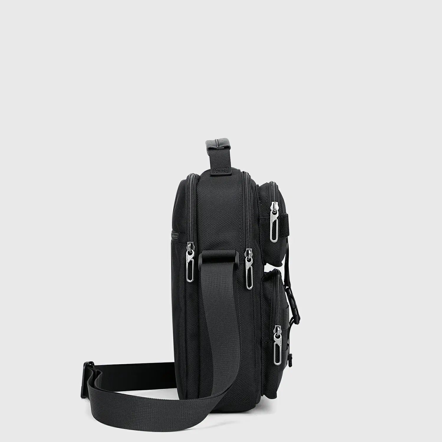 WITZMAN Nylon Crossbody Bag for Men Small Travel Grey Messenger Bag