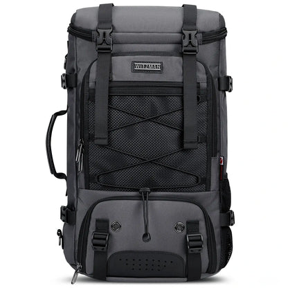 grey travel backpack nylon carry on backpack for men witzman b715