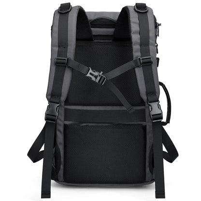 Men’s 3-in-1 convertible travel backpack with shoe compartment