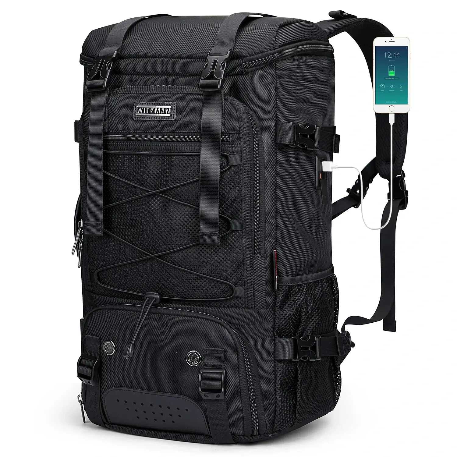 Men’s 3-in-1 convertible travel backpack with shoe compartment witzman b715