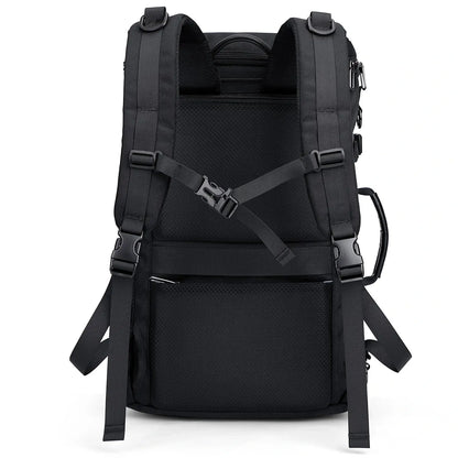 Men’s 3-in-1 convertible travel backpack with shoe compartment witzman b715