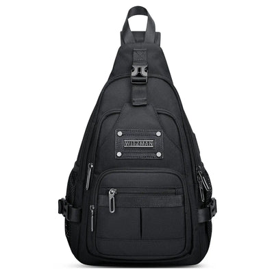 Borsa a Tracolla Casual in Nylon B735 - Monospalla Triangolare da Uomo