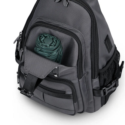 Casual Nylon Chest Bag Triangular Crossbody Sling Bags For Men B735