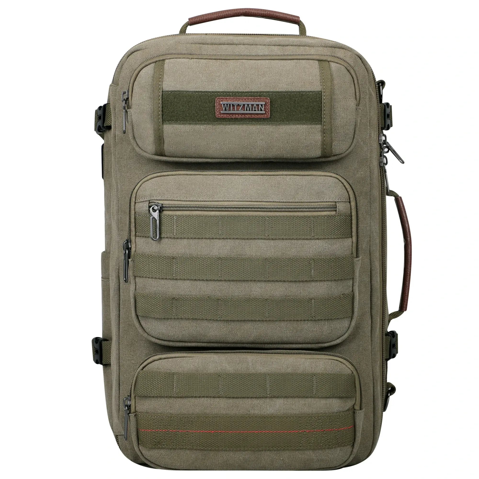 40L Convertible Carry-On Travel Backpack – Recycled Canvas A8023