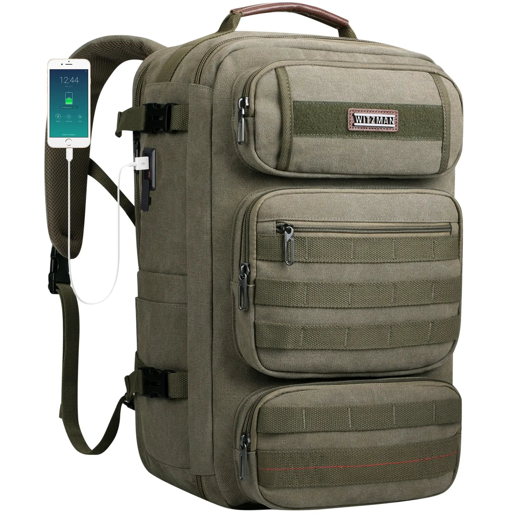 40L Convertible Carry-On Travel Backpack – Recycled Canvas A8023