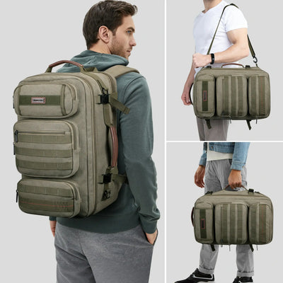 40L Convertible Carry-On Travel Backpack – Recycled Canvas A8023
