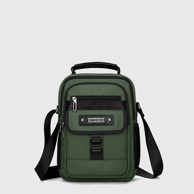 Crossbody Bag for Men – 11L Nylon Multi-Pocket Messenger B781