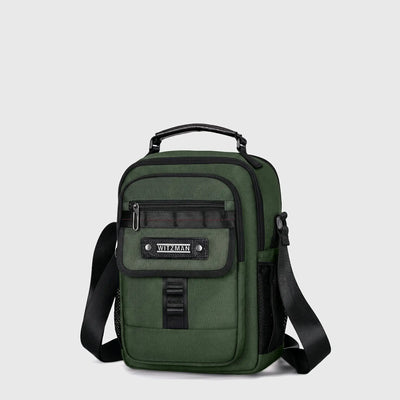 Crossbody Bag for Men – 11L Nylon Multi-Pocket Messenger B781