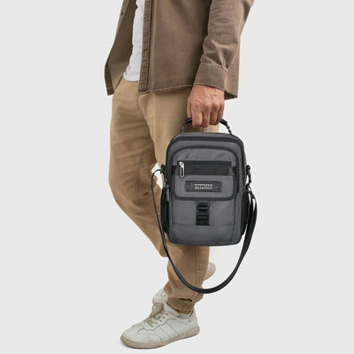 Crossbody Bag for Men – 11L Nylon Multi-Pocket Messenger B781