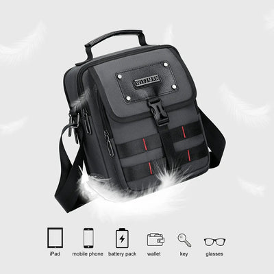 WITZMAN B708 nylon crossbody bag product view 17