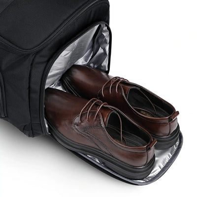 Convertible carry-on garment bag for business travel bag with shoe compartment