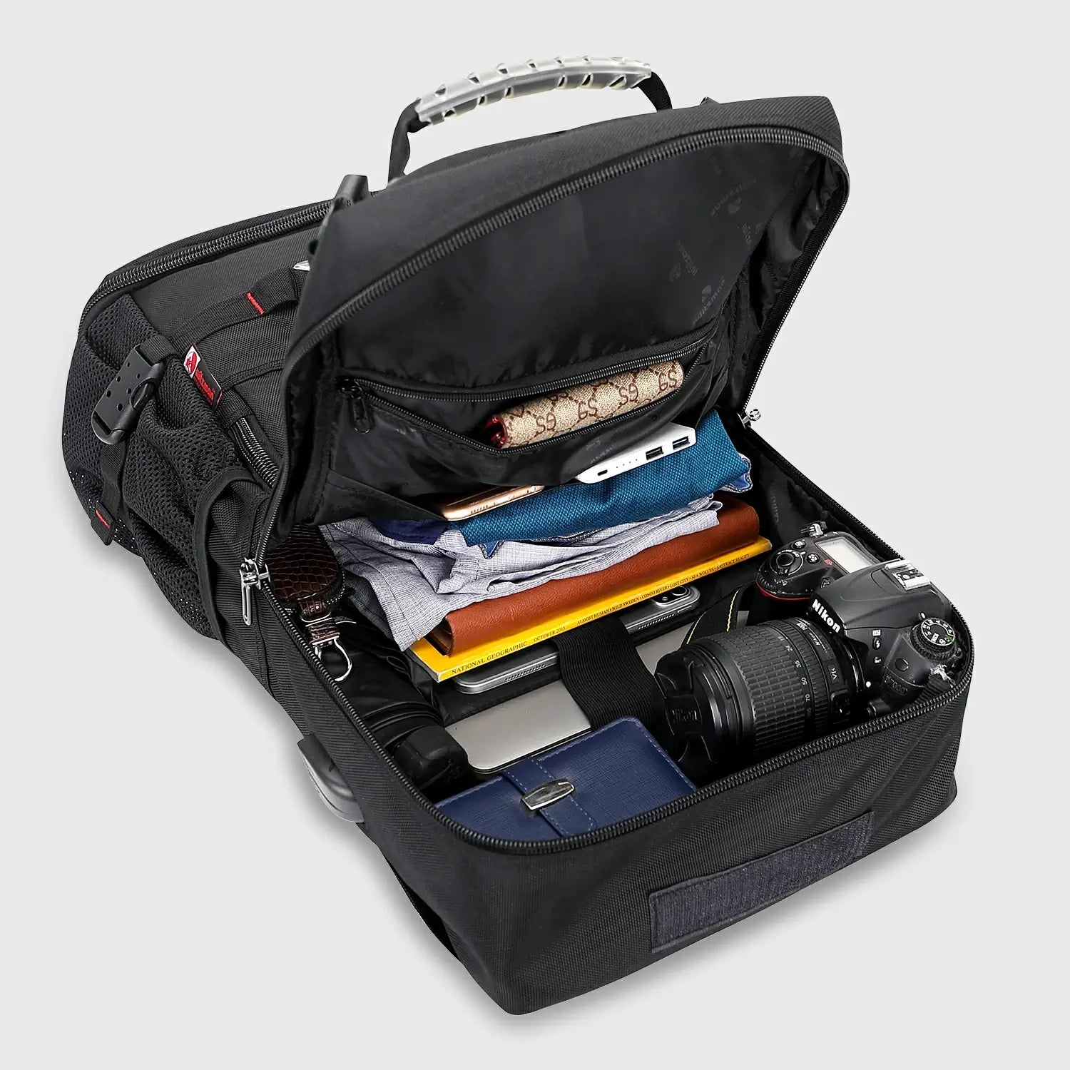 WITZMAN B681 nylon travel backpack product view 5