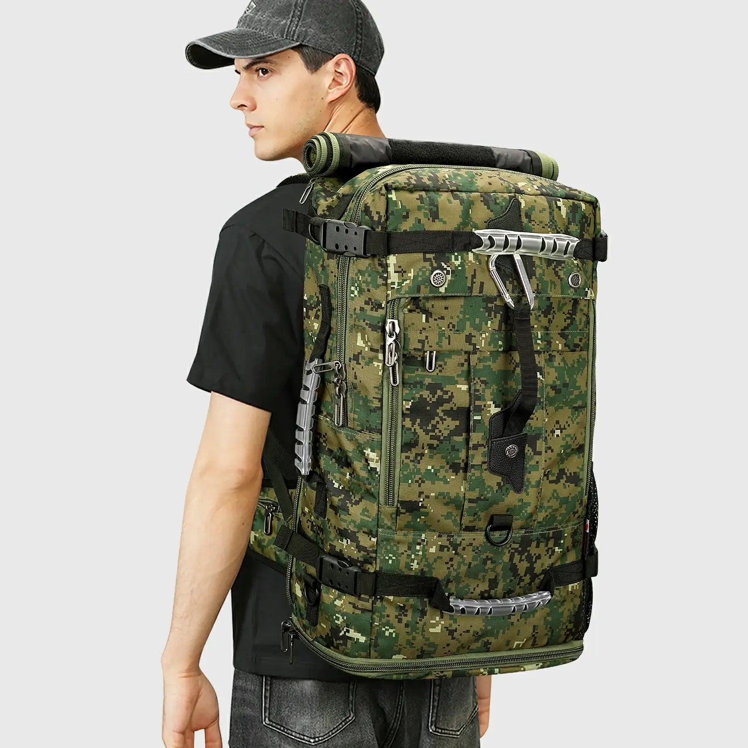 WITZMAN B681 nylon travel backpack product view 32