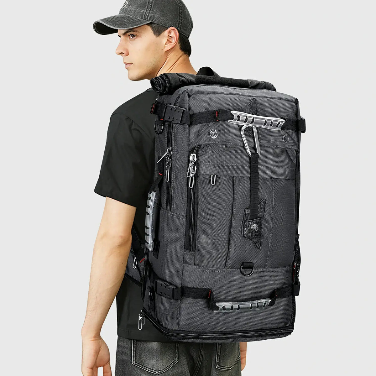 WITZMAN B681 nylon travel backpack product view 24