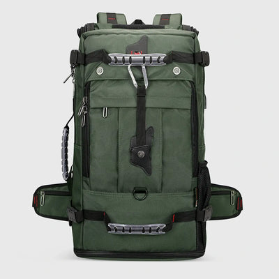 Army Green WITZMAN B681 nylon travel backpack product view