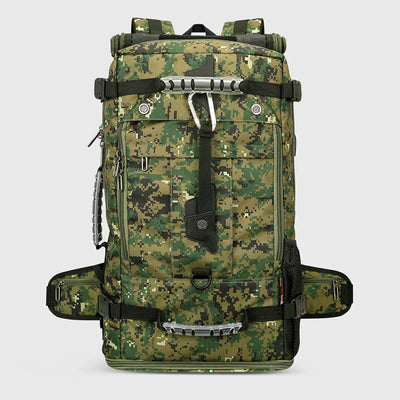 Camo WITZMAN B681 nylon travel backpack product view