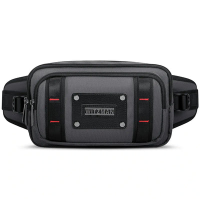 Marsupio da Uomo in Nylon Borsa da Vita per Ciclismo B732