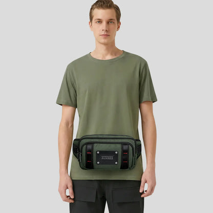 Men’s Nylon Fanny Pack Cycling Waist Bag B732