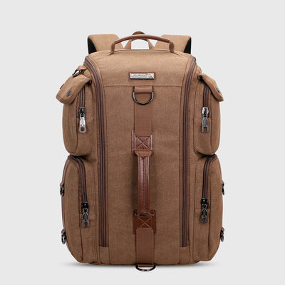 Brown WITZMAN A6661-2 canvas duffel bag product view