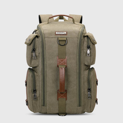 Green WITZMAN A6661-2 canvas duffel bag product view