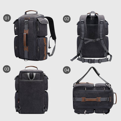 WITZMAN A6661-2 canvas duffel bag product view 12