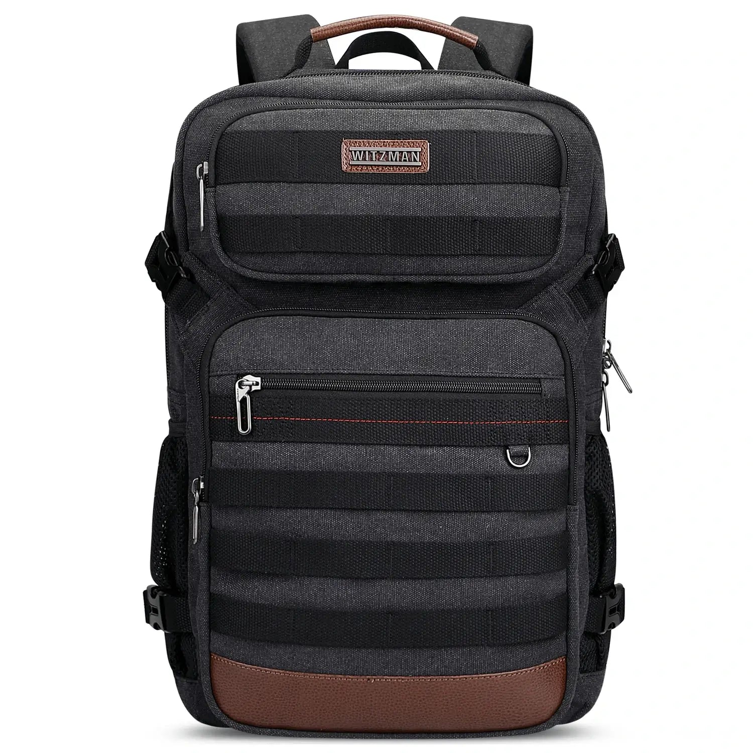 Men Canvas Carry-on Travel Backpack with Vintage Utility Design A8025