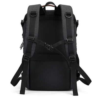 Men Canvas Carry-on Travel Backpack with Vintage Utility Design A8025