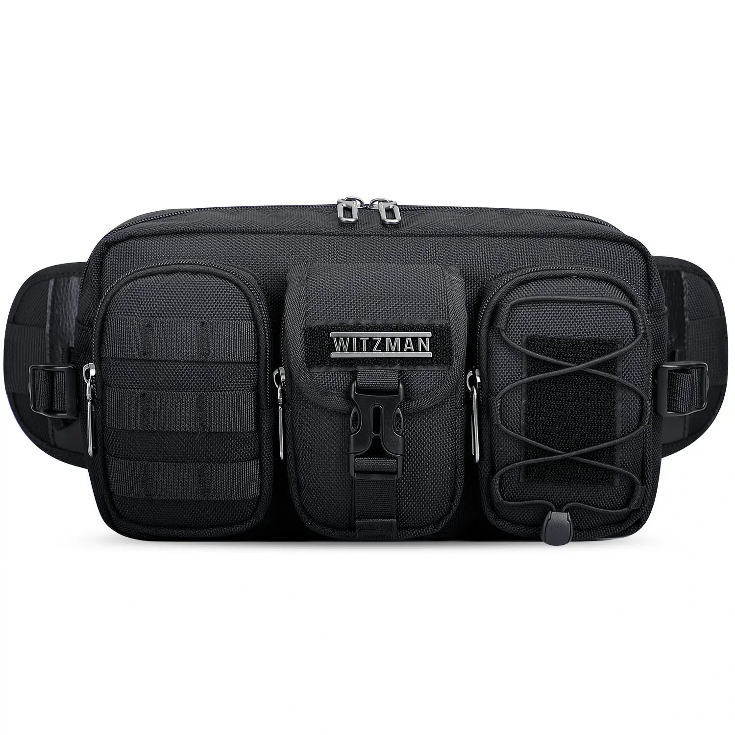 WITZMAN Men's Nylon Fanny Pack with Multi-Pocket | Adjustable