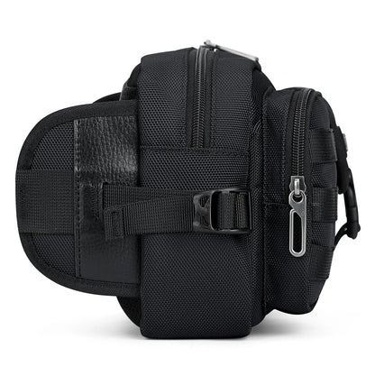 Lightweight waist bag for men with adjustable strap