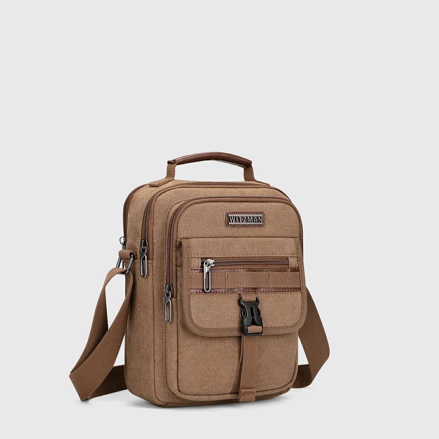 Canvas Crossbody Bag for Men Vintage Messenger Satchel A8014