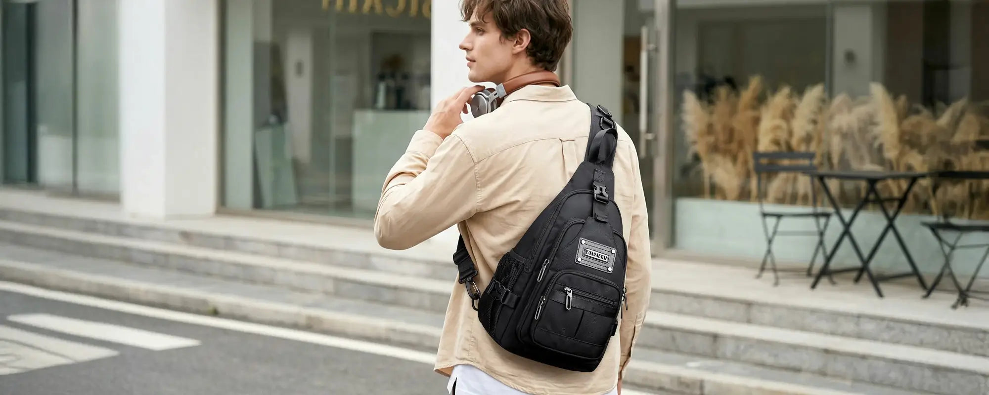 witzman carry on nylon bag large sling bags